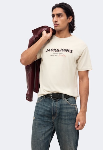 JACK & JONES - Camiseta 'JJABBO' en beige