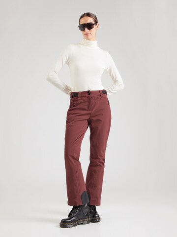 KILLTECregular Sportske hlače 'KSW 311' - crvena boja