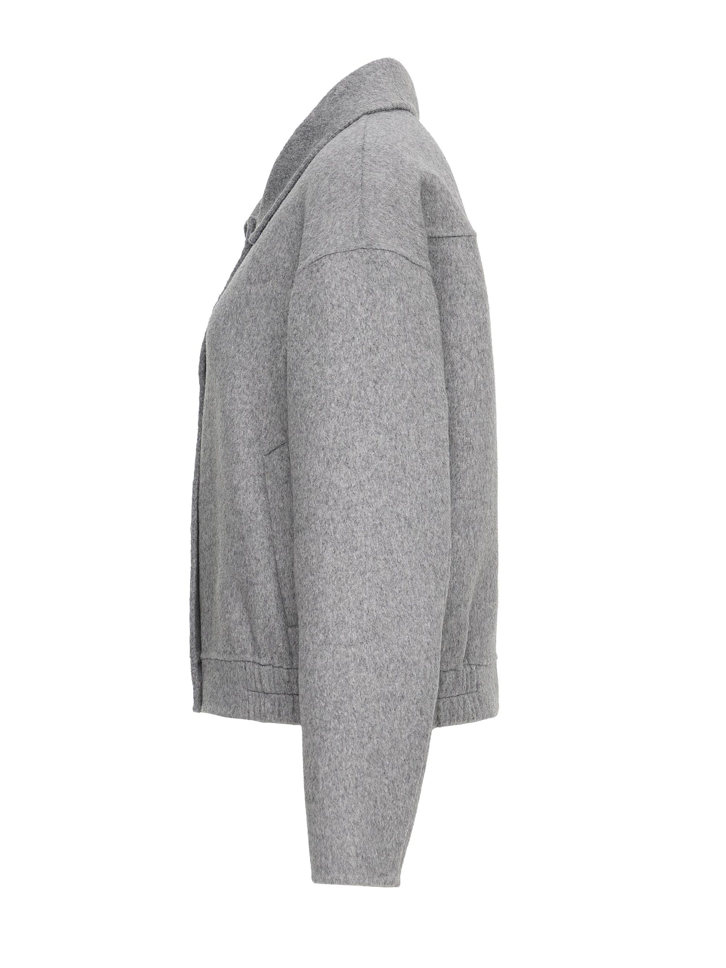 Veste mi-saison 'Wolljacke' MANISA en gris