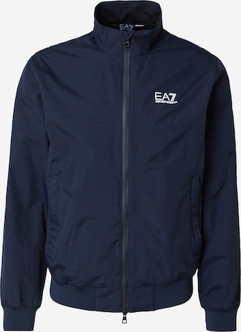Veste mi-saison 'Core Identity' EA7 Emporio Armani en bleu : devant