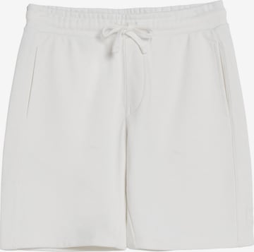 Bershka Spodnie w kolorze biały: przód