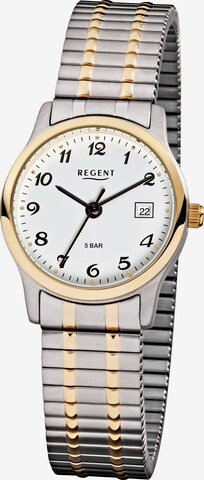 REGENT Analog Watch in Gold: front