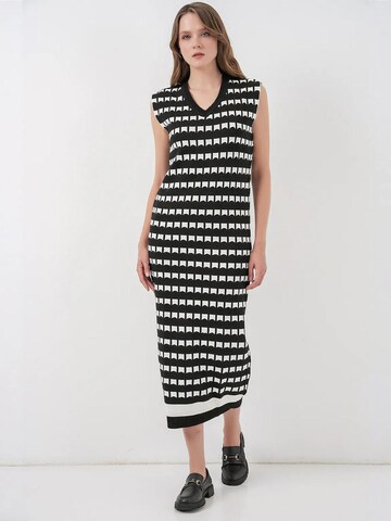 Robes en maille 'Strickkleider' Bigdart en noir : devant