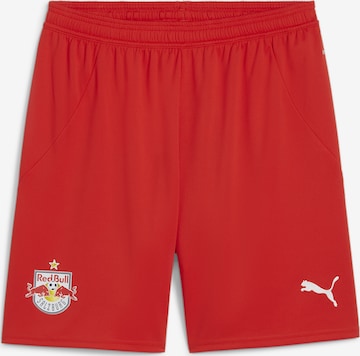 PUMA Regular Urheiluhousut 'FC Red Bull Salzburg 24/25' värissä punainen: etupuoli