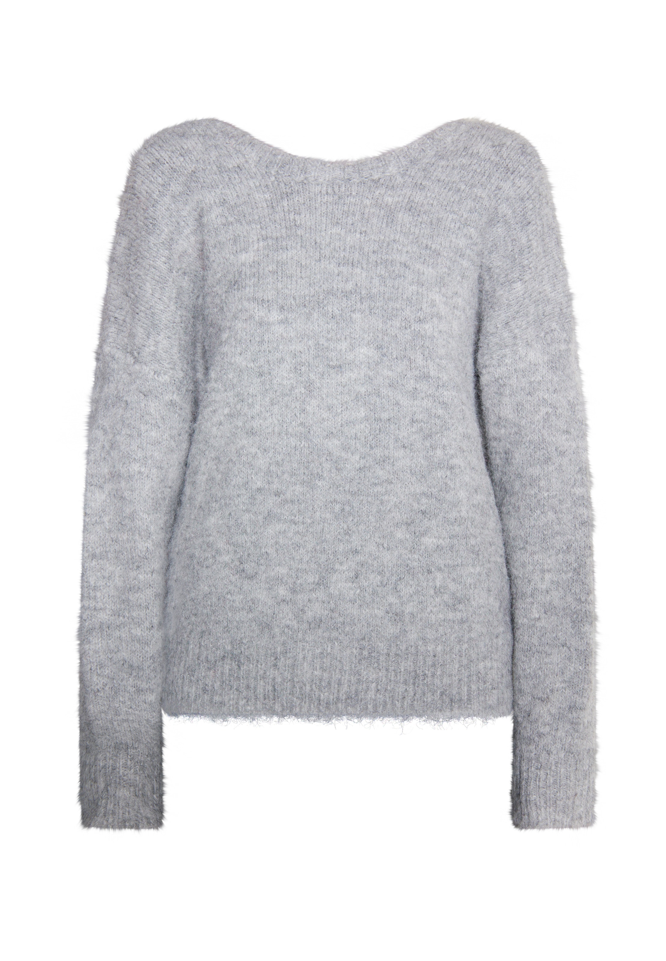 faina - Pullover 'Caspio' em cinzento: frente