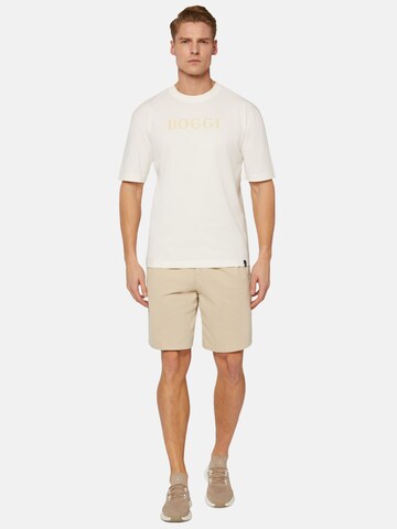 Boggi Milano Loosefit Shorts in Beige