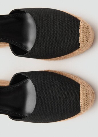 MANGO Espadrilles 'Ona' in Black