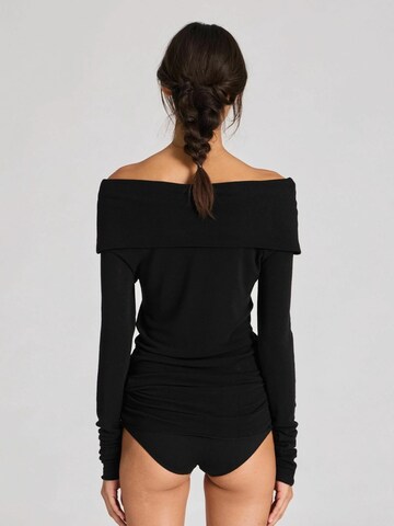 Gai+Lisva Shirt 'Asha' in Schwarz