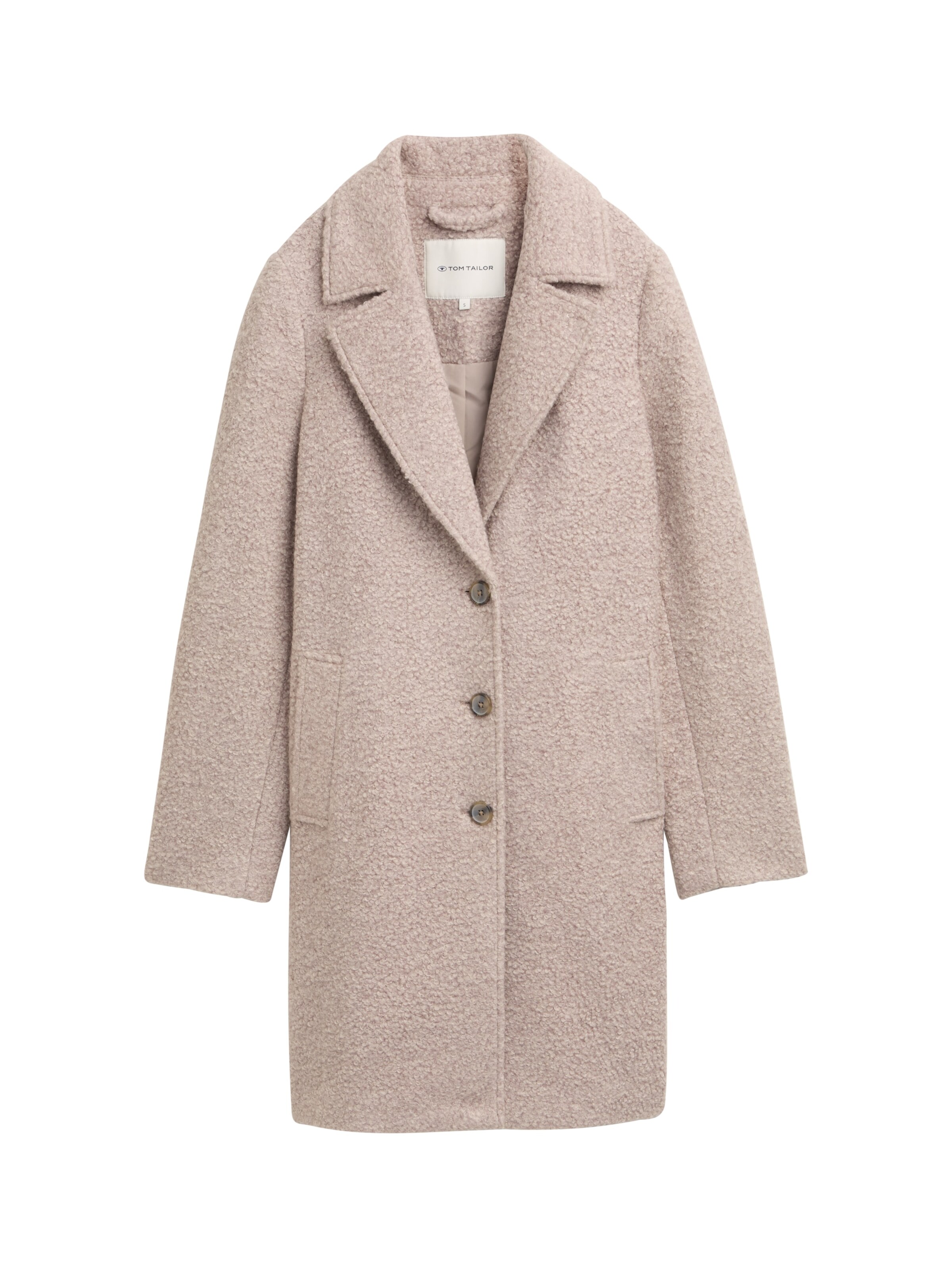 TOM TAILOR Between-Seasons Coat in Beige: front