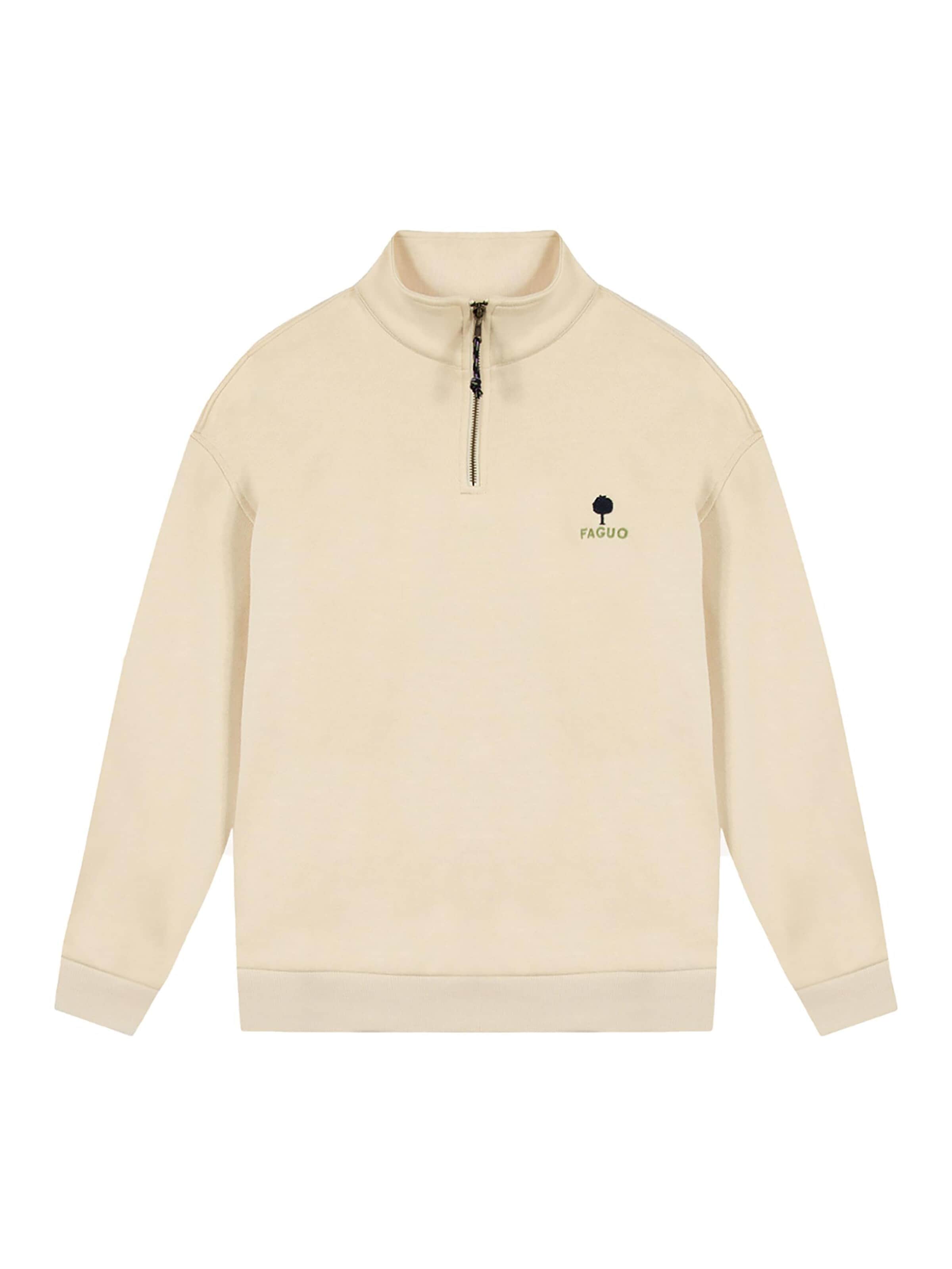 FAGUO Sweatshirt 'Amboise' in Beige: front