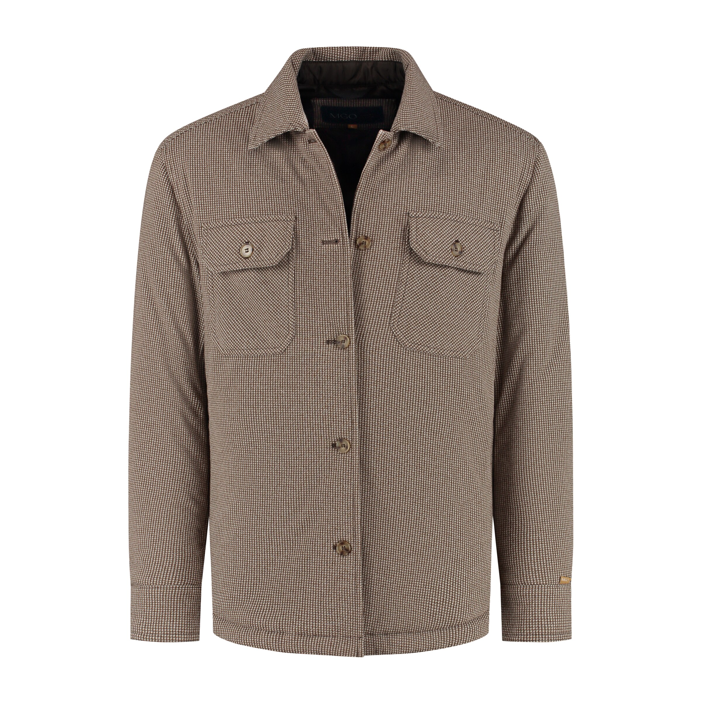 MGO Between-season jacket 'Duke' in Brown: front