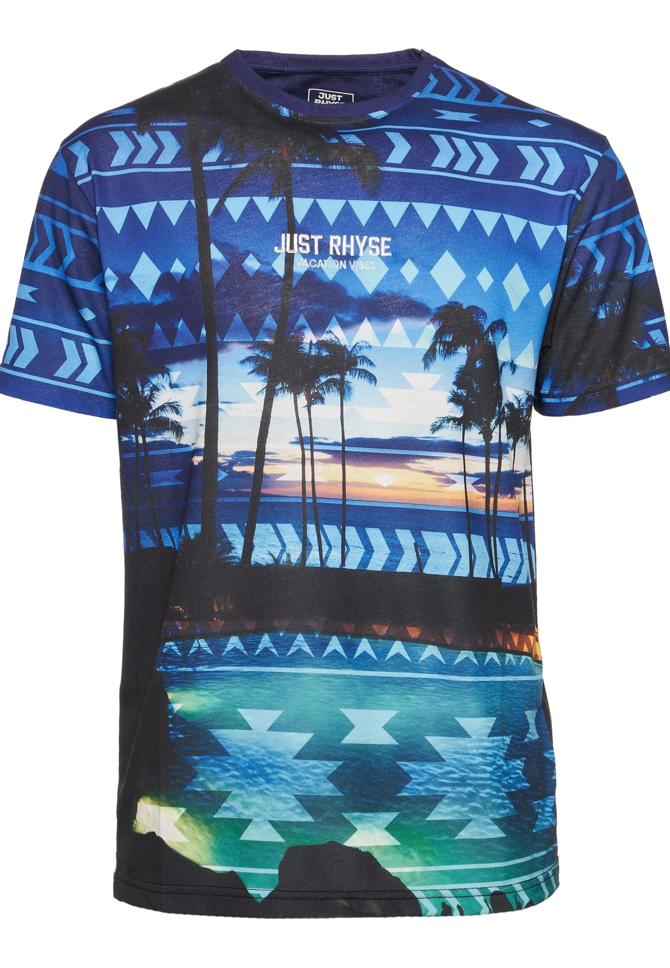Just Rhyse Bluser & t-shirts 'Palm Coast' i blå: forside