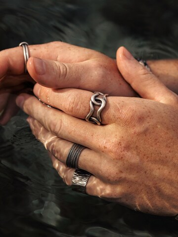 REYTEL Ring 'SKILL'‌‌‌‌‌ in Silber