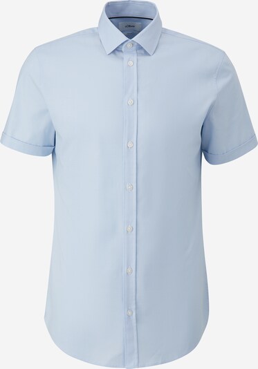 s.Oliver BLACK LABEL Overhemd in de kleur Lichtblauw, Productweergave