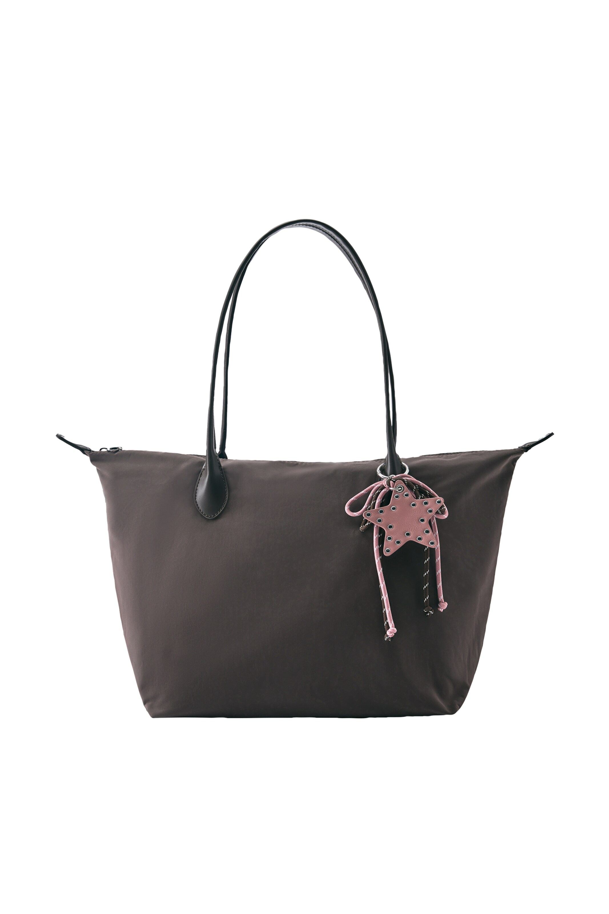 Pull&Bear Shopper i One Size i choko, Produktvisning