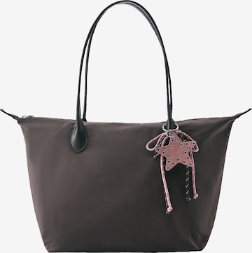Pull&Bear Shopper in Brown: front