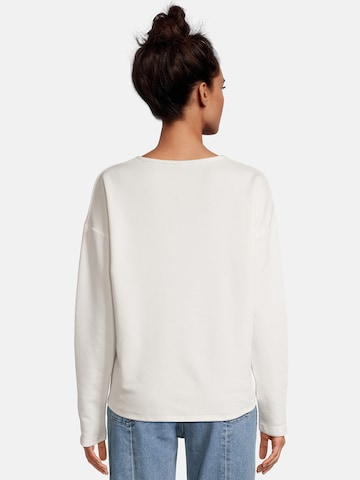 salzhaut Sweatshirt 'Wiede - Koll' in Wit