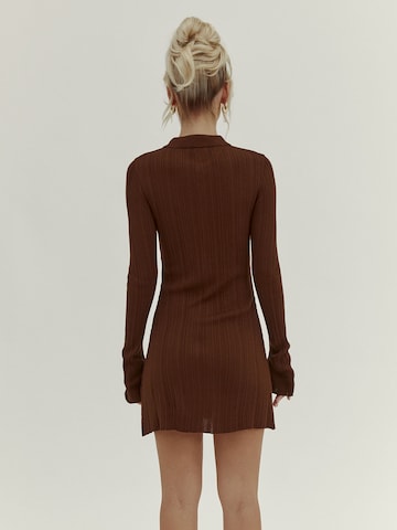 millane Knit dress 'Adelina' in Brown