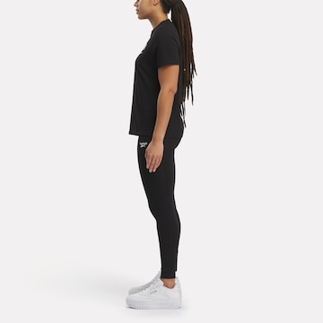 Reebok Skinny Sportbroek in Zwart