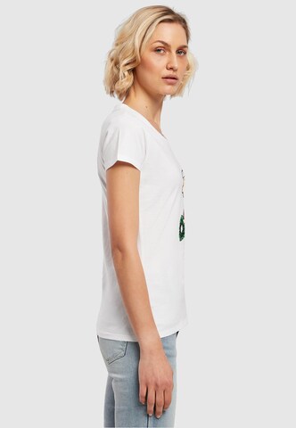 T-shirt 'Peanuts Wreath' Merchcode en blanc
