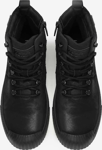 Kazar Lace-Up Boots in Black