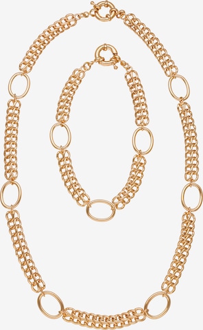 faina - Conjunto de joyería en oro: frente