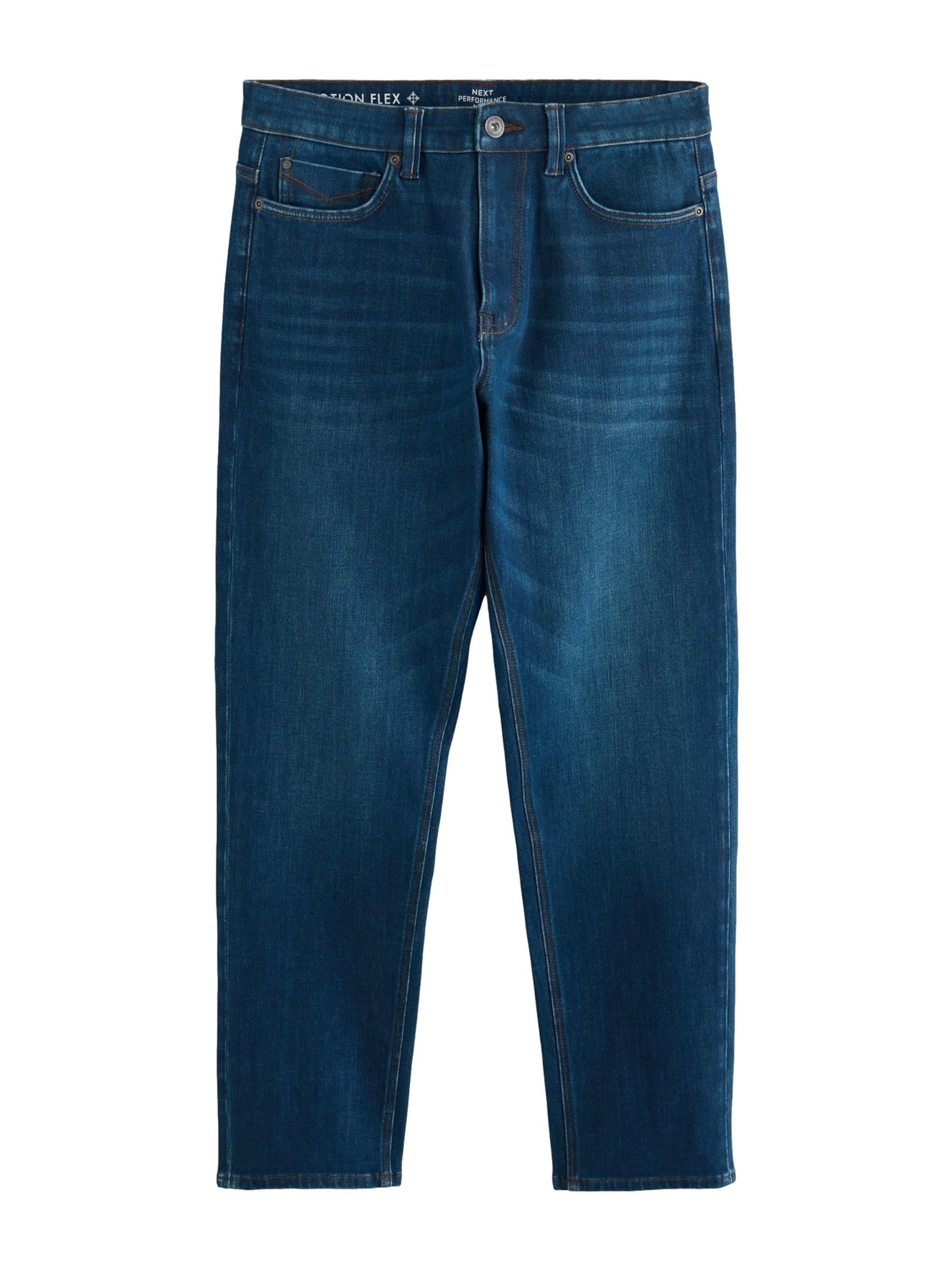 Next Regular Jeans in Blue: front