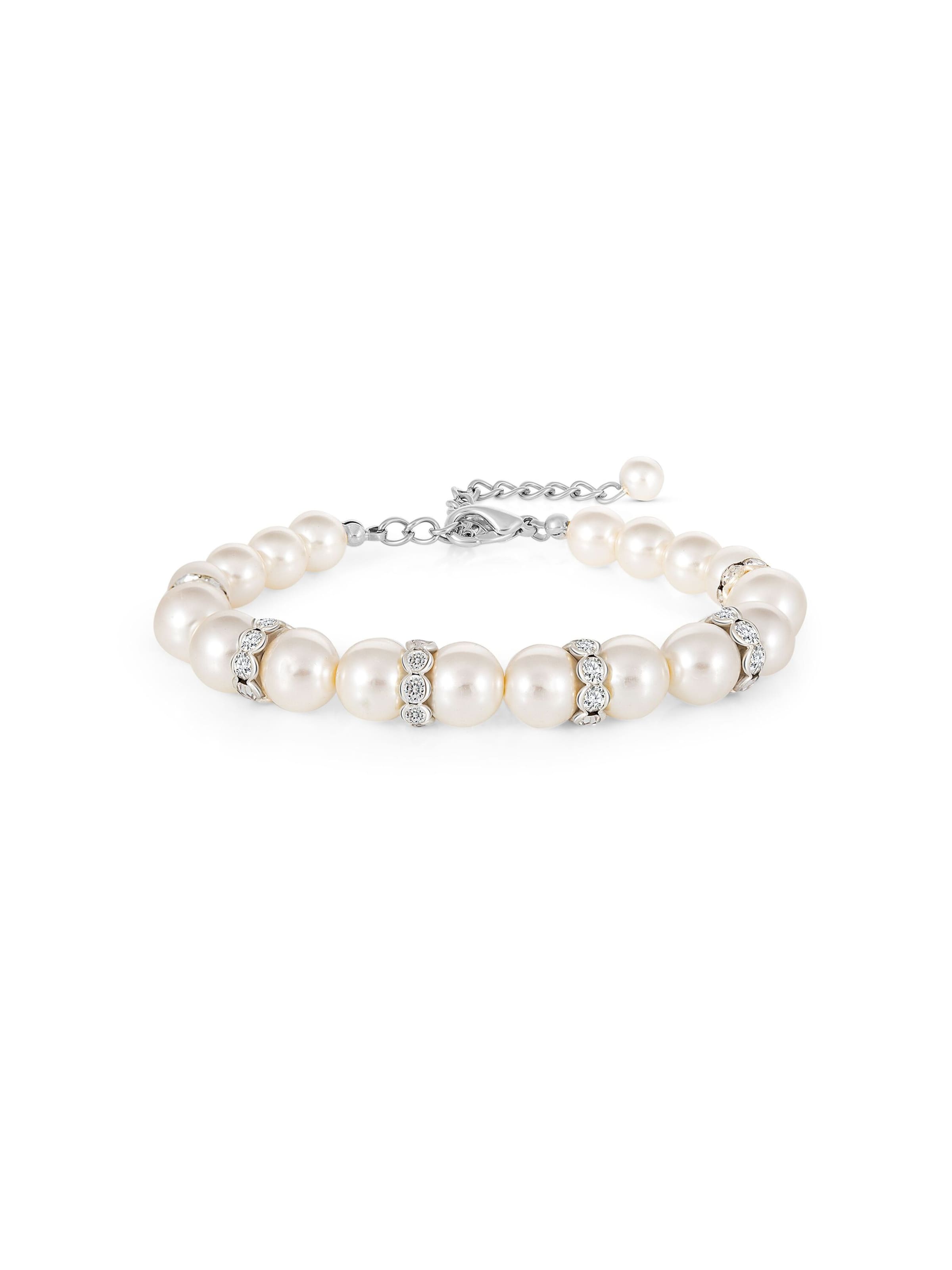 Steuer Armband in Weiß