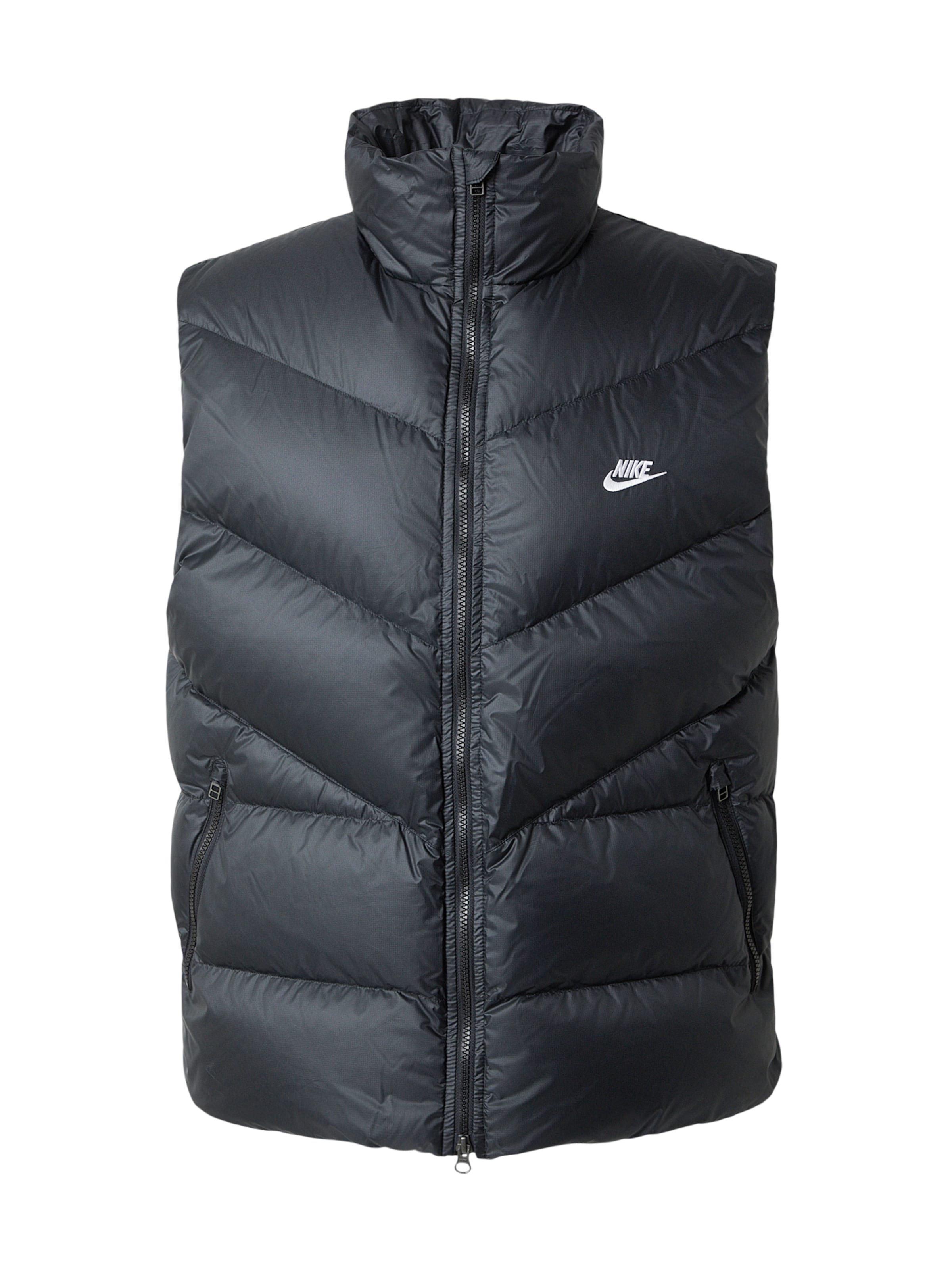 juoda Nike Sportswear Liemenė 'WINDRUNNER': priekis
