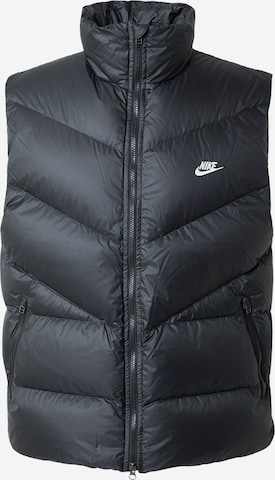 juoda Nike Sportswear Liemenė 'WINDRUNNER': priekis