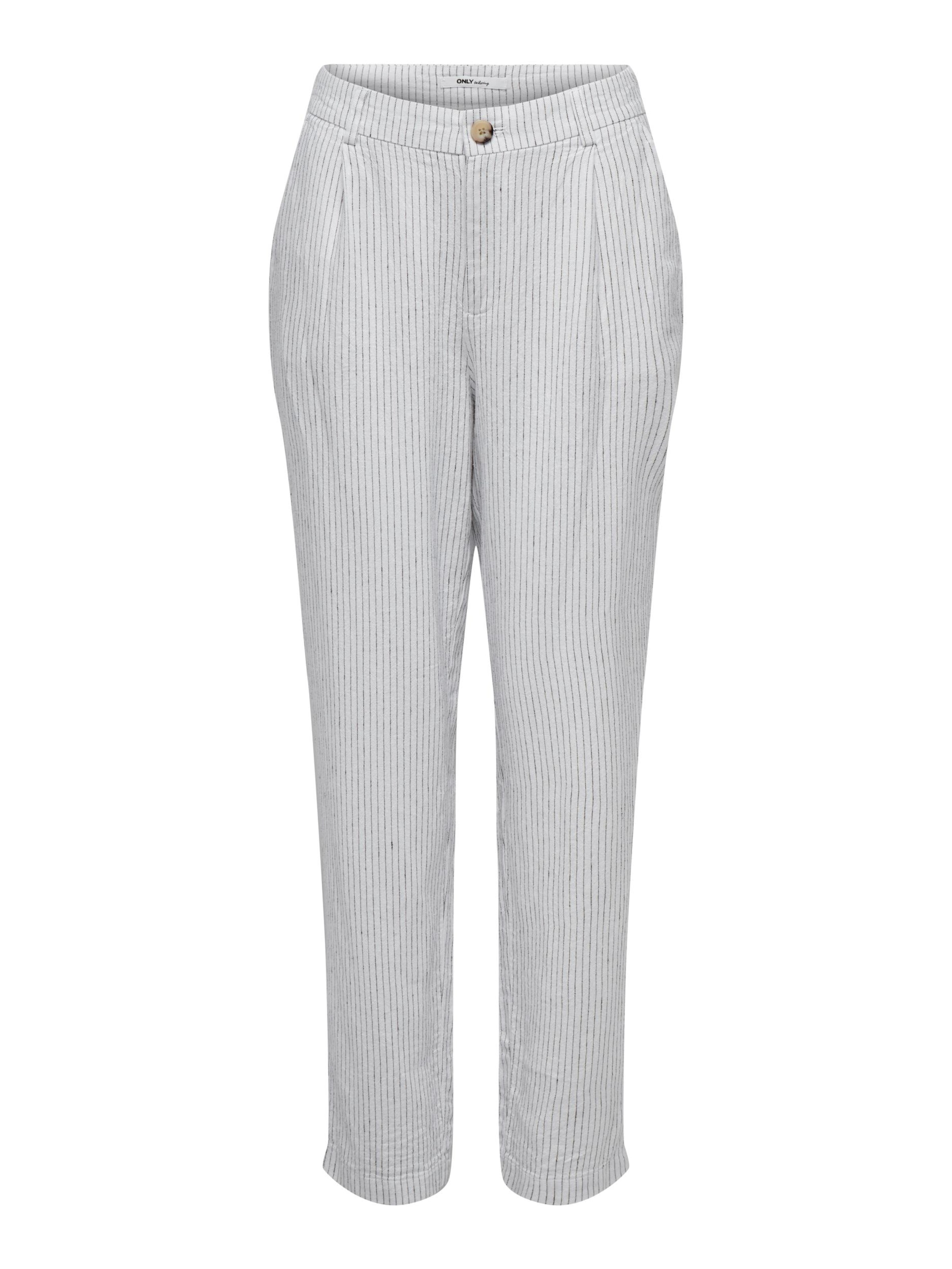 Regular Pantalon à pince 'Olga' ONLY en blanc : devant