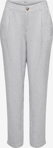 ONLY Regular Pleat-Front Pants 'Olga' in White: front