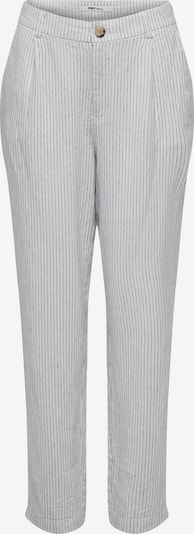Pantaloni con pieghe 'Olga' ONLY di colore grigio / bianco, Visualizzazione prodotti