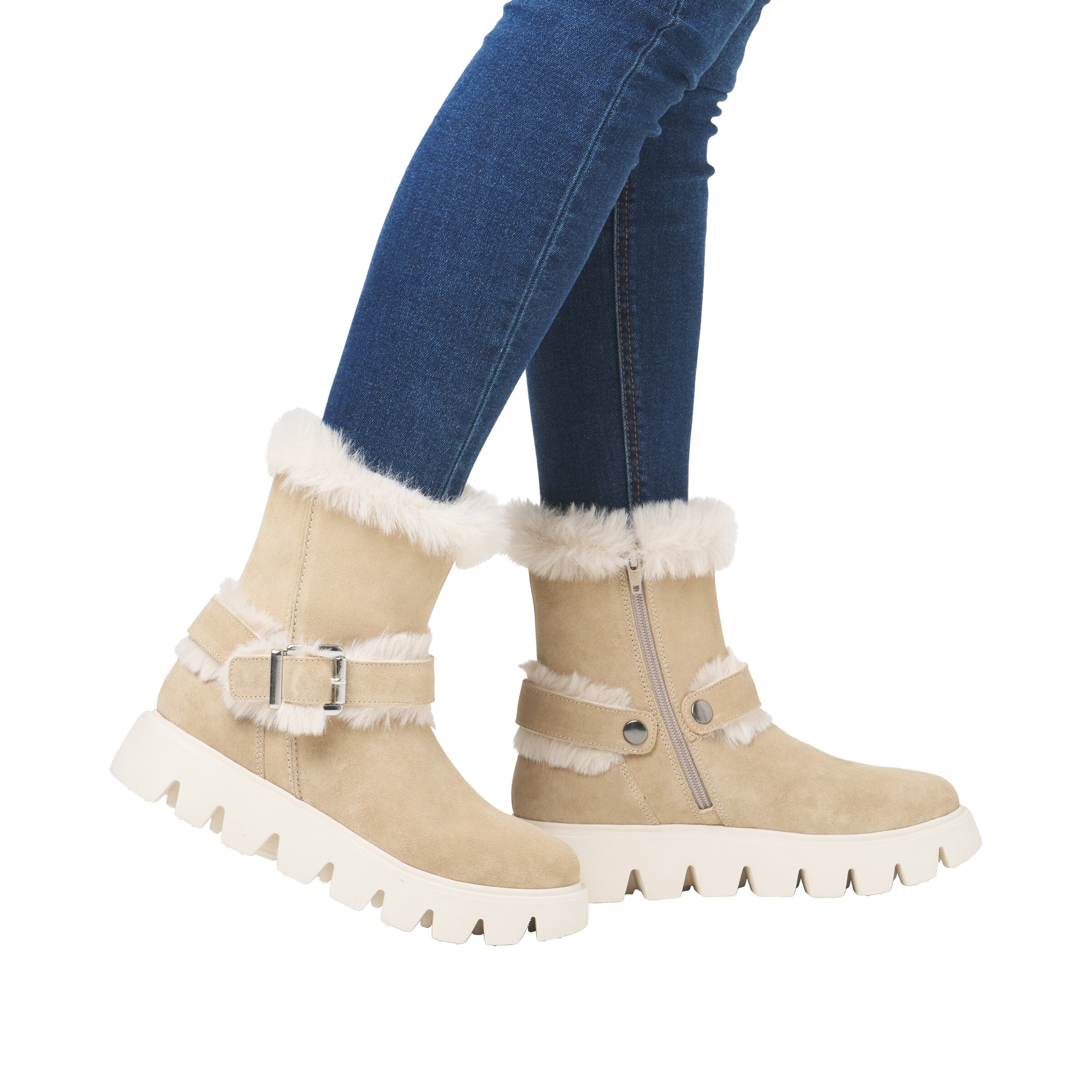 Après-ski Rieker Sport en beige : devant