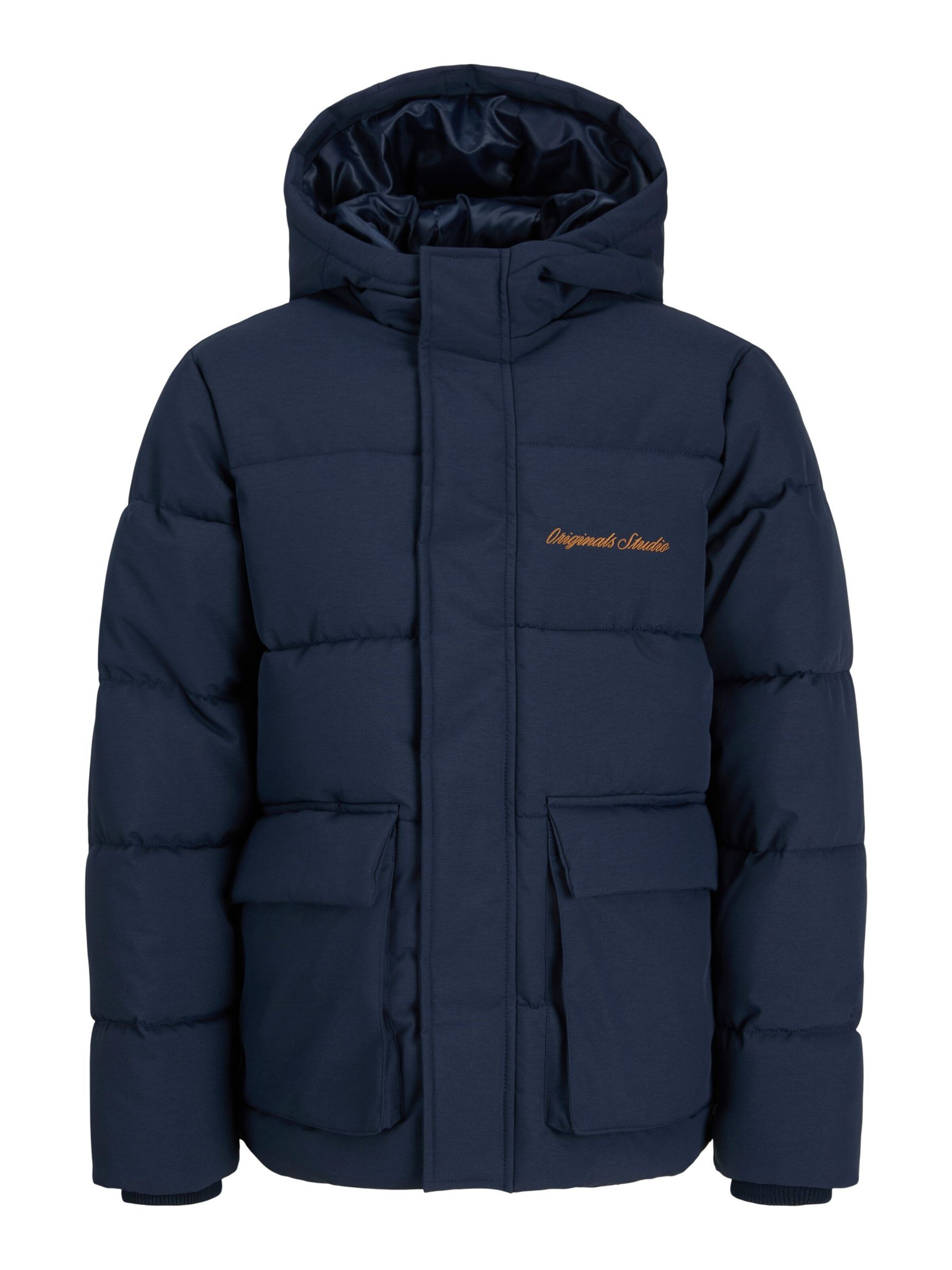 Jack & Jones Junior - Chaqueta de invierno 'JORNORREBRO' en azul: frente