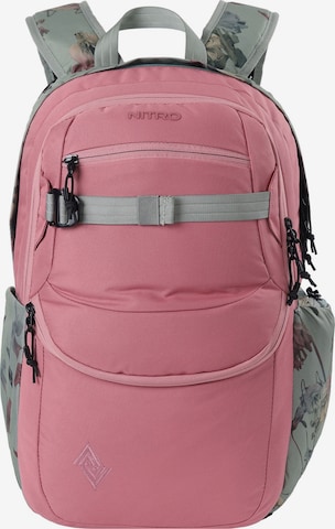 NitroBags Backpack 'Future' in Pink: front