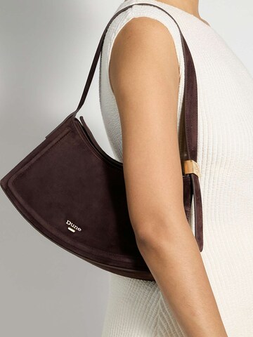 Dune LONDON Schultertasche 'Dependent' in Braun