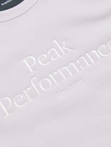 PEAK PERFORMANCE Sweater 'Crew' in Pink