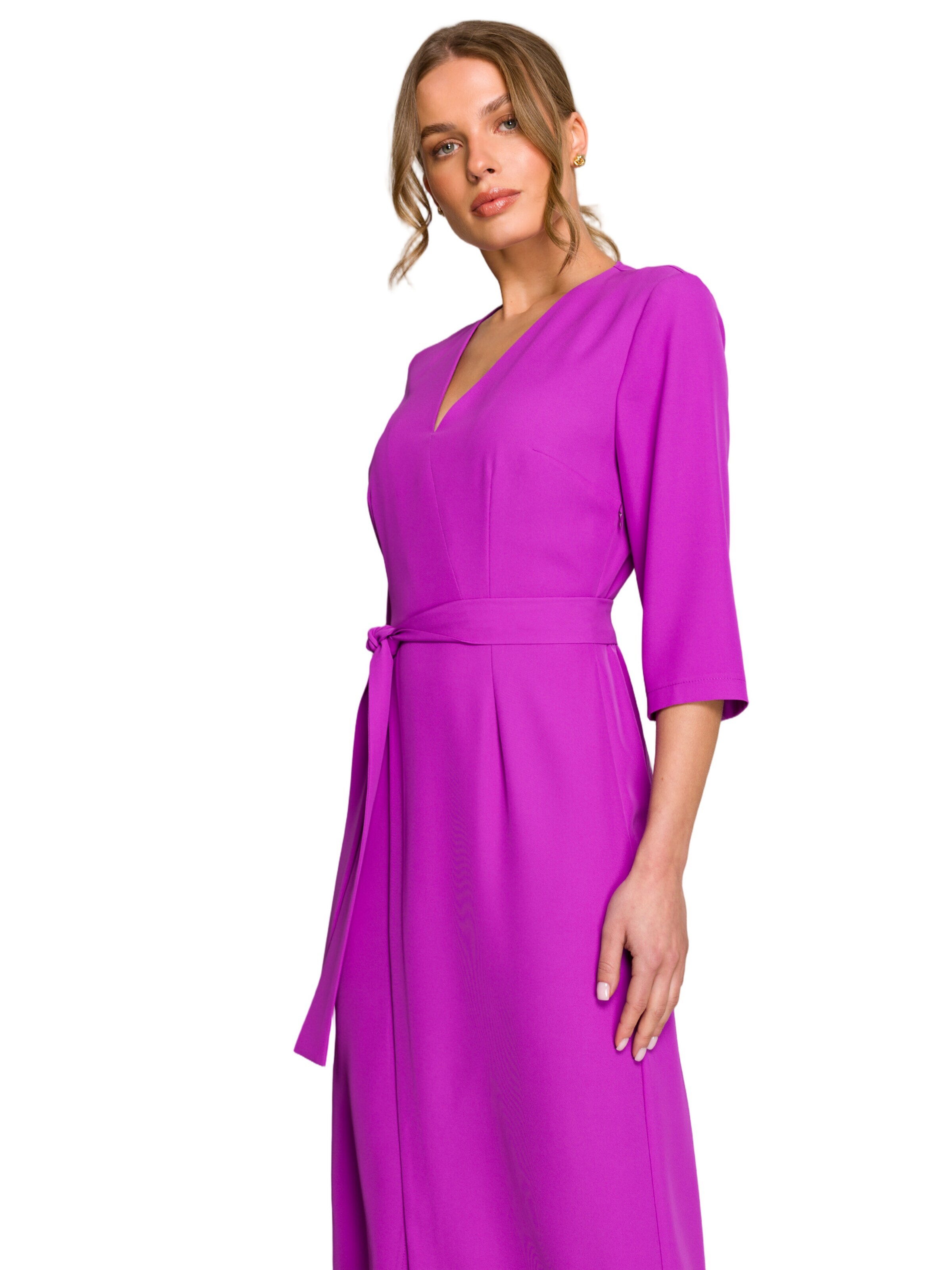 Rochie 'Sukienka z kopertowym motywem' de la Stylove pe mov