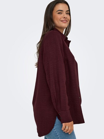 Chemisier 'CARBAY' ONLY Carmakoma en rouge