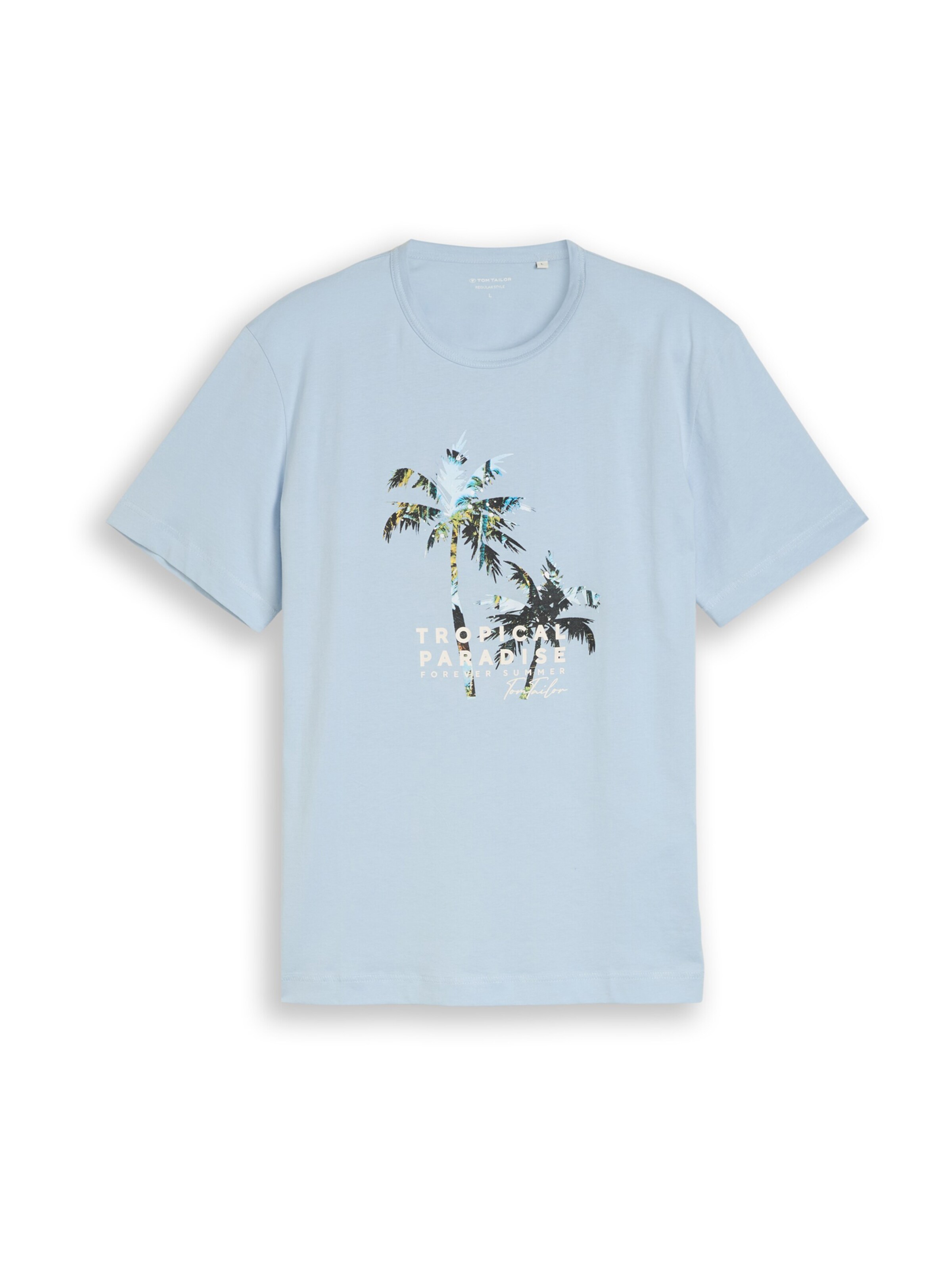 T-Shirt TOM TAILOR en bleu : devant