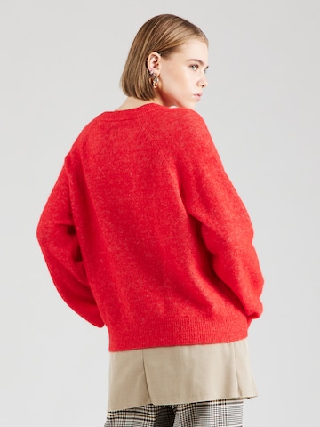 NÜMPH - Pullover 'RIETTE' em vermelho