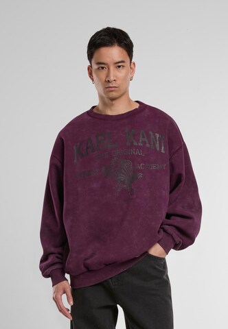 Karl Kani - Sweatshirt 'Street Academy' em roxo: frente