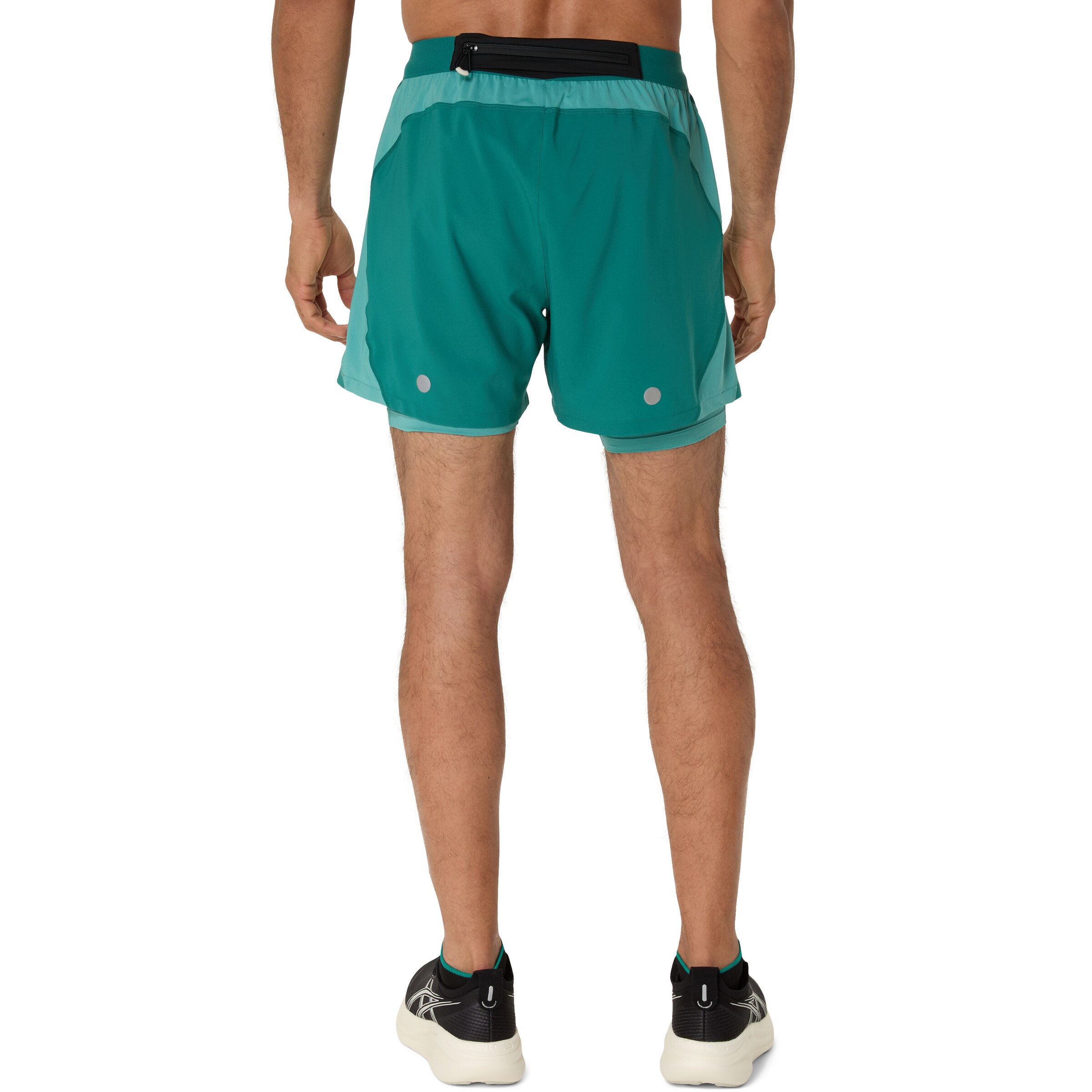 ASICS Regular Workout Pants in Green
