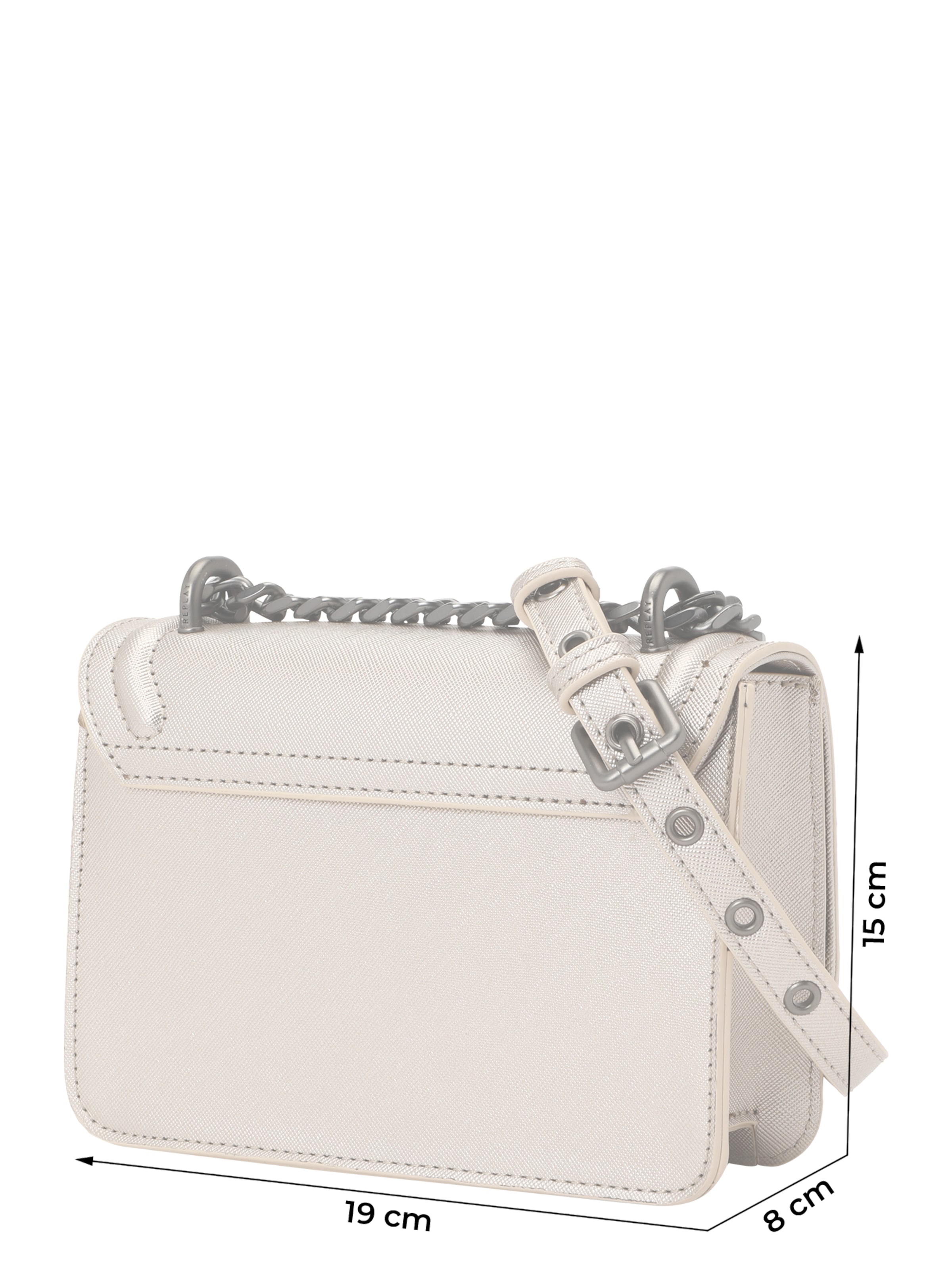 REPLAY Schoudertas in Zilver