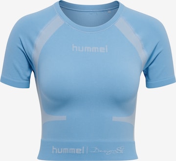 Hummel Functioneel shirt in Blauw: voorkant