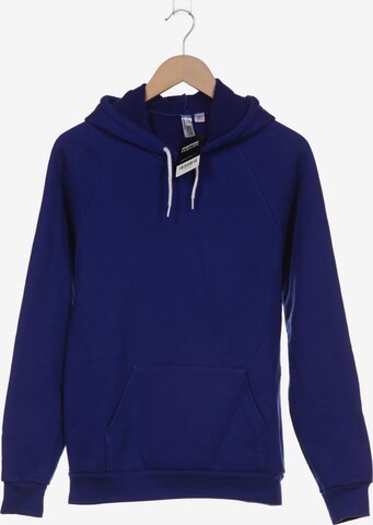 American Apparel Sweatshirt & Zip-Up Hoodie in S in Blue: front