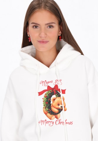 Sweat-shirt 'Pop' MYMO en blanc