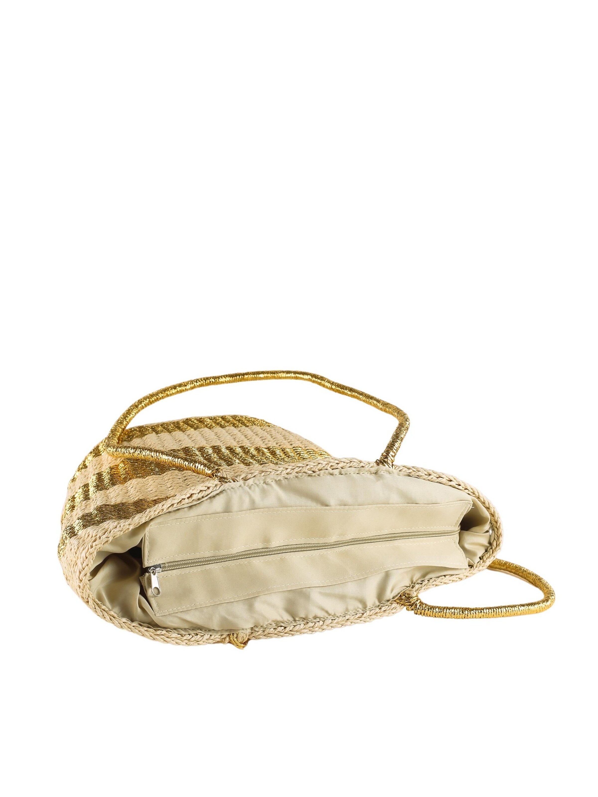 COLLEZIONE ALESSANDRO Shoulder Bag 'Aurel' in Gold