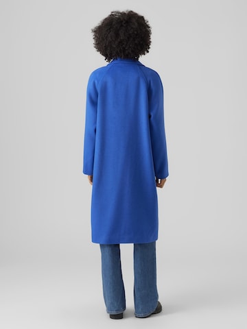 VERO MODA Between-Seasons Coat 'Hazel' in Blue